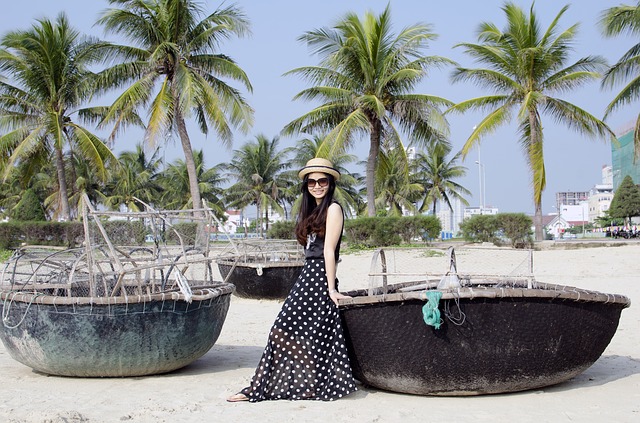 vietnamka na pláži